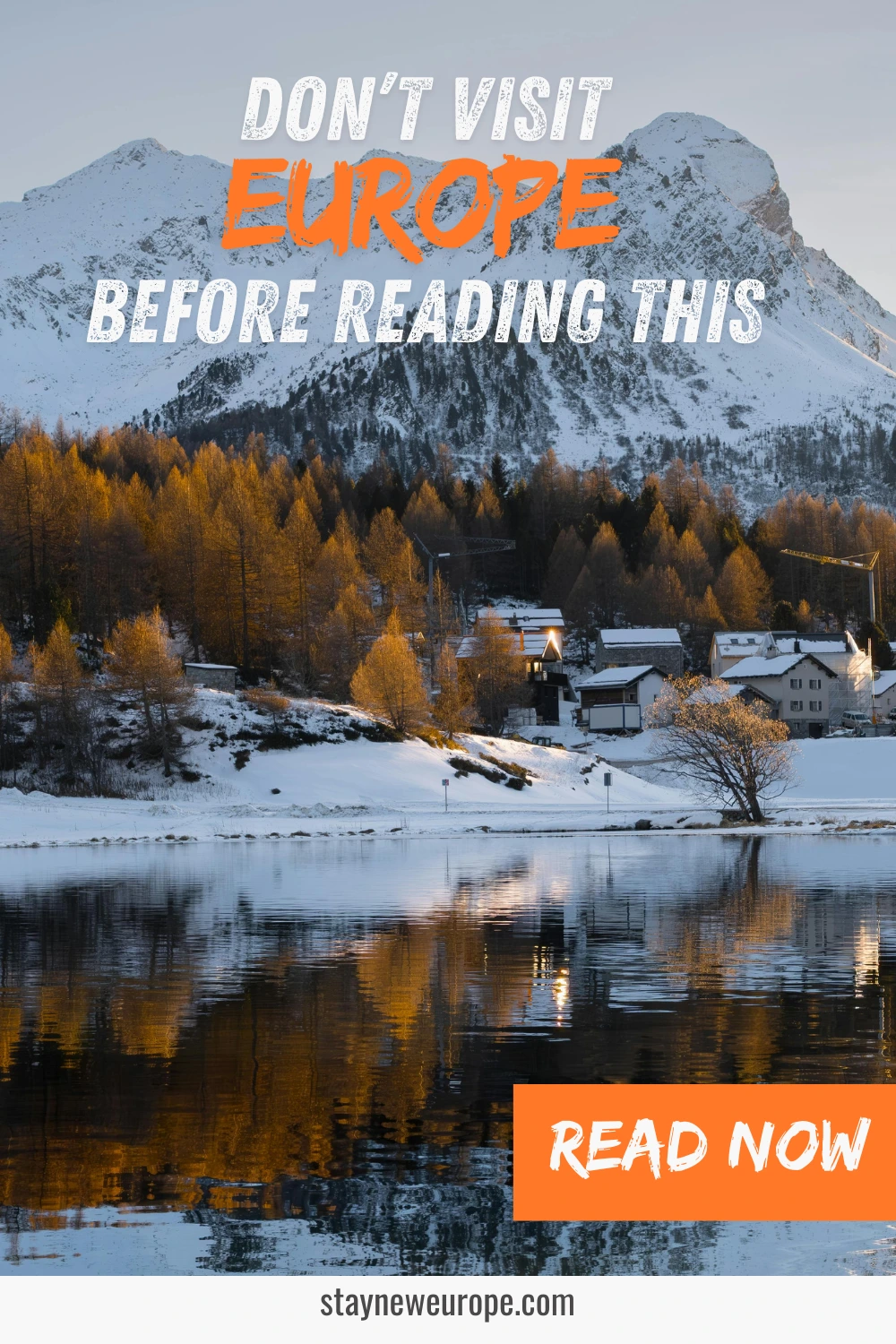 Things to know before traveling to europe