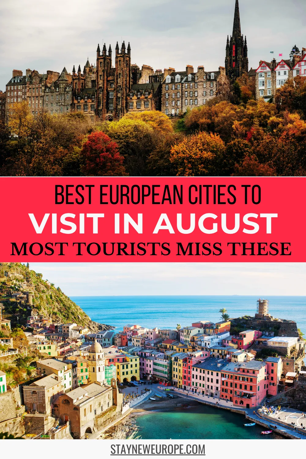 Best European cities to visit in August