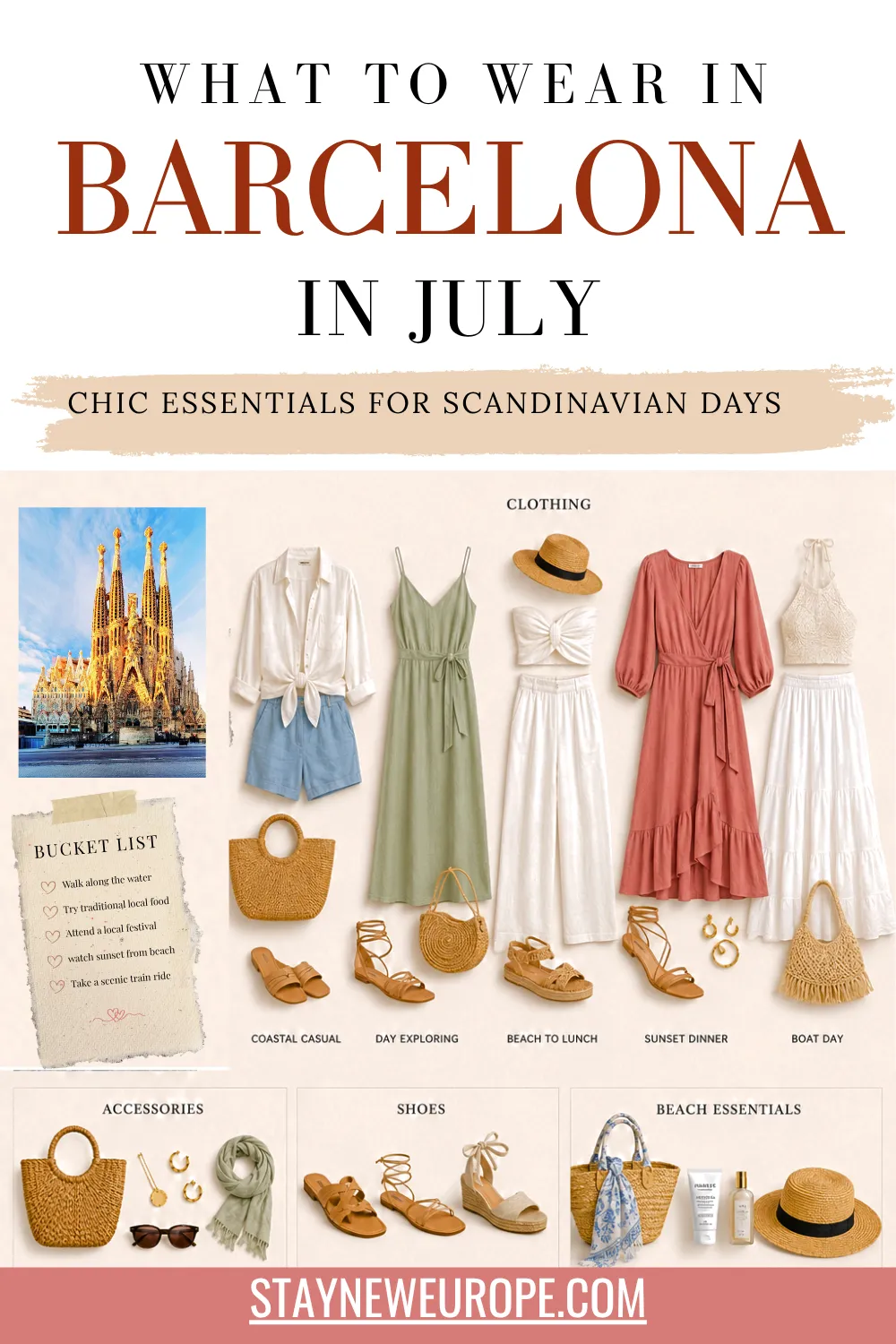 What to Wear in Barcelona in July