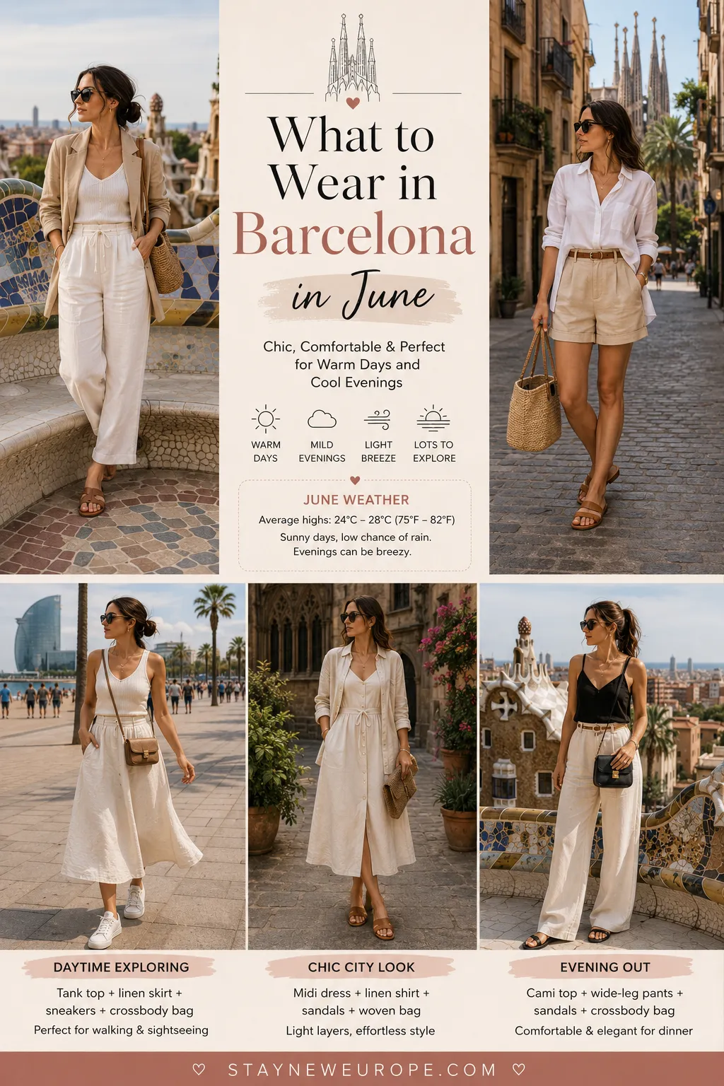 What to Wear in Barcelona in June