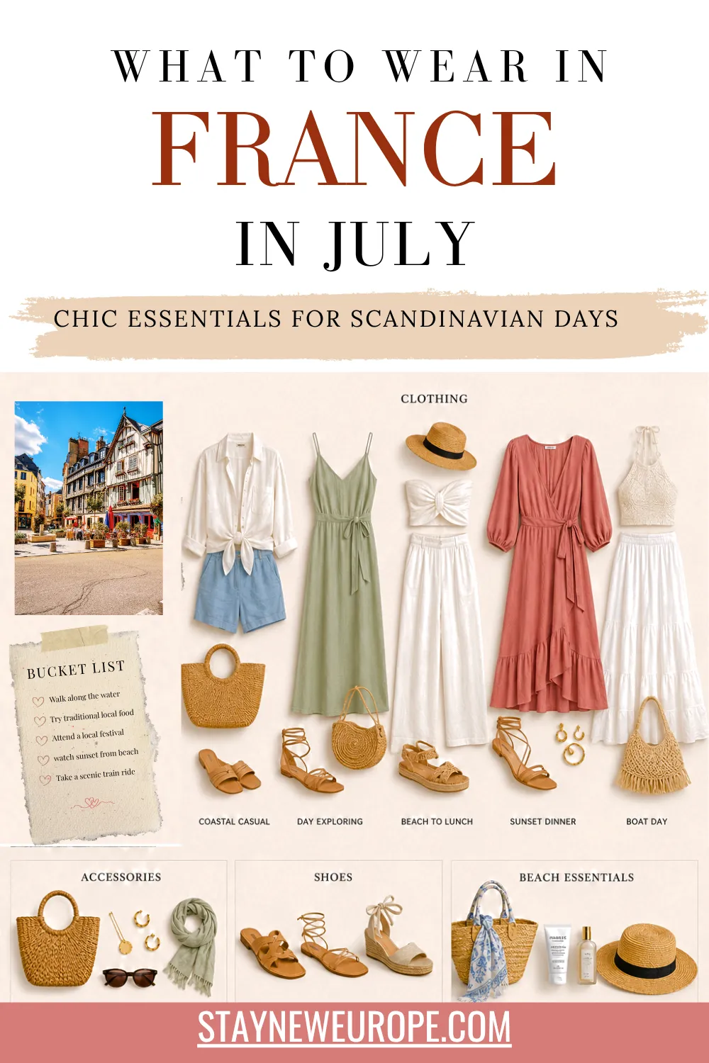 What to Wear in France in July