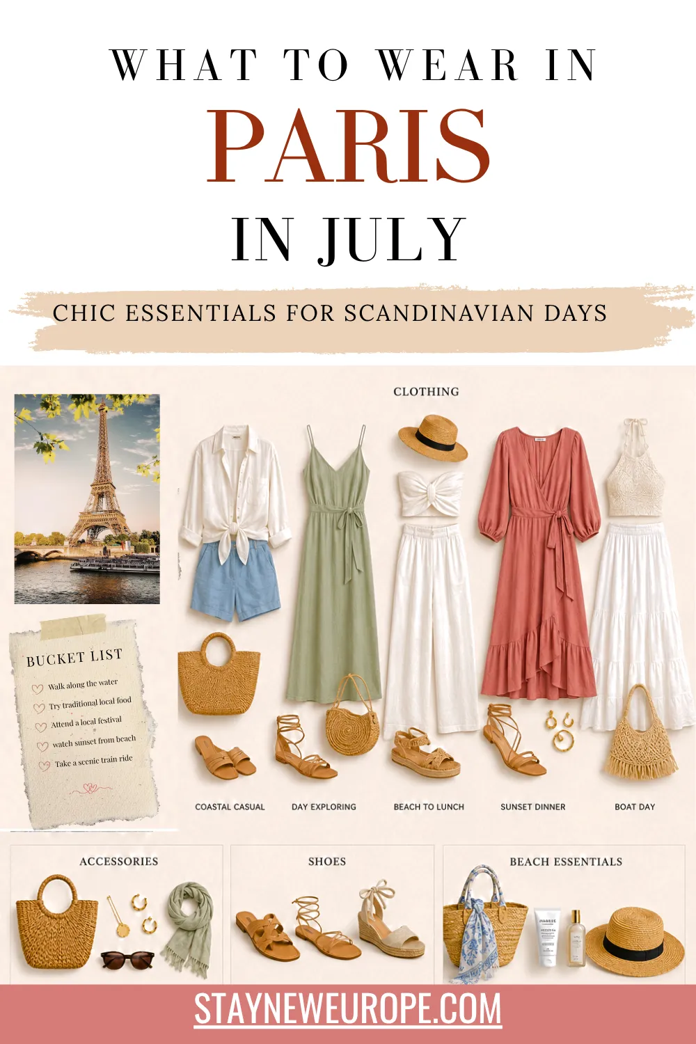 What to Wear in Paris in July