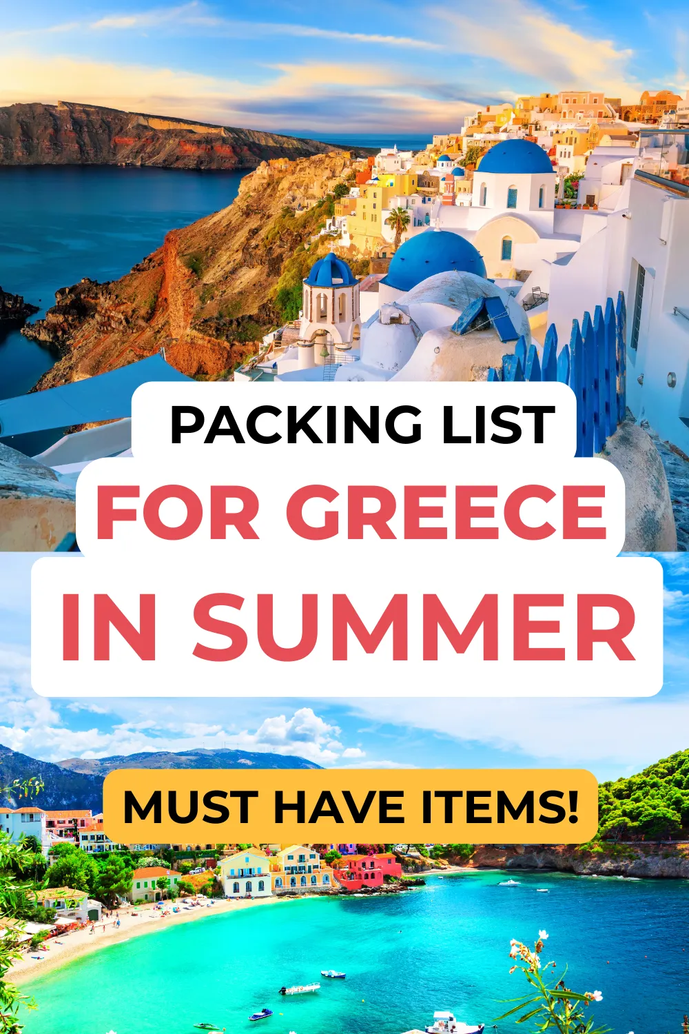 Packing List for Greece in Summer