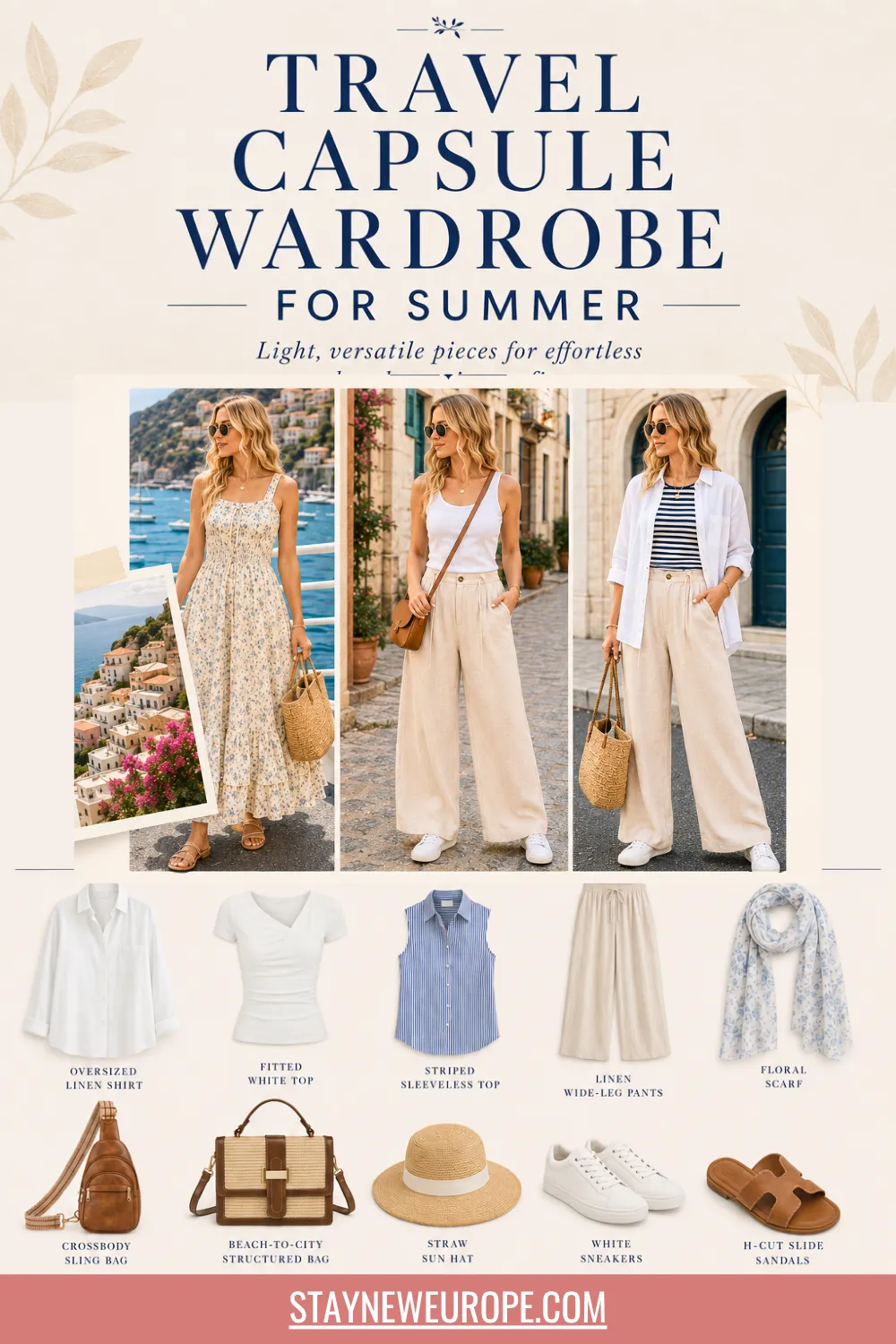 Travel Capsule Wardrobe for Summer