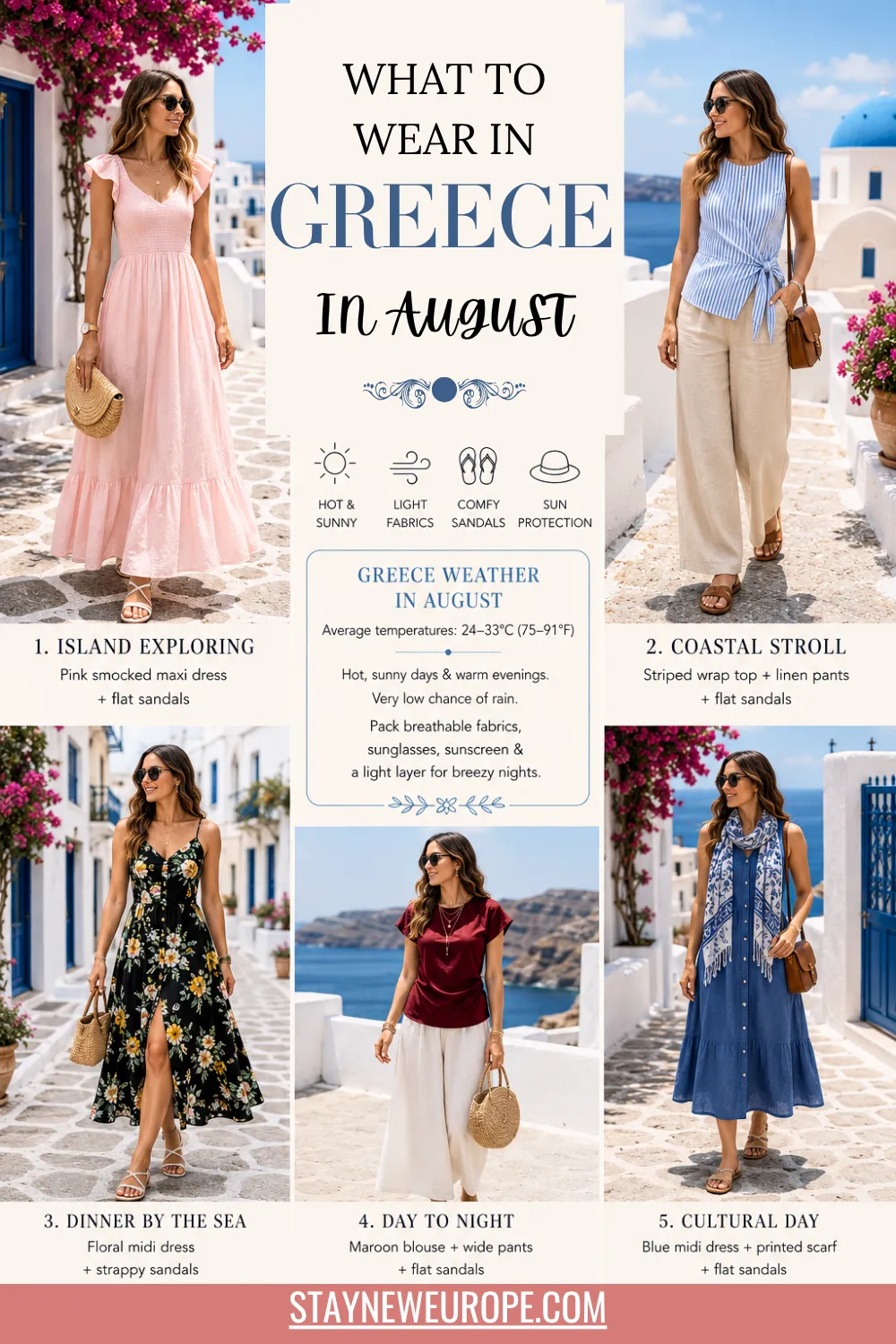 What to Pack for Greece in August