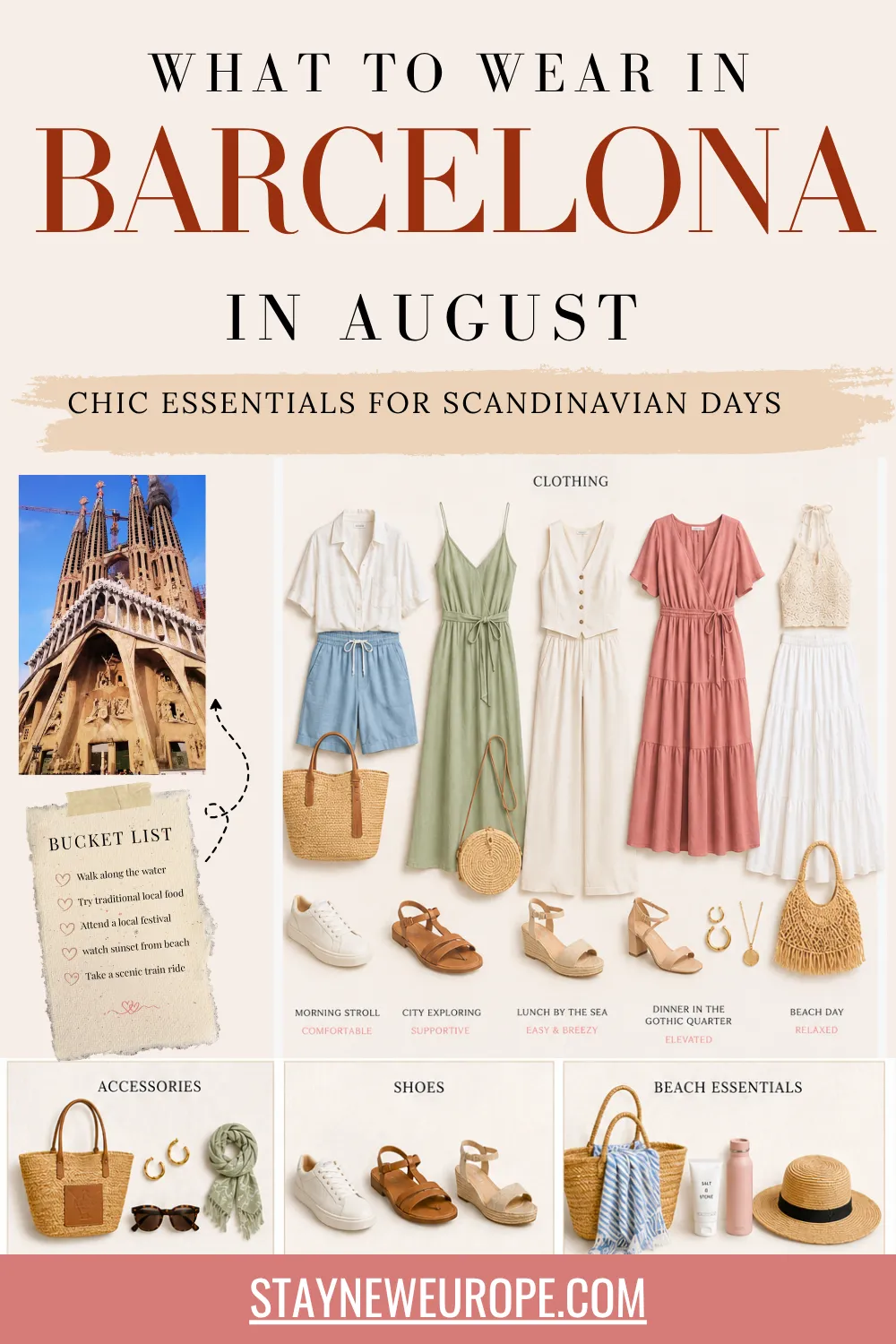 What to Wear in Barcelona in August