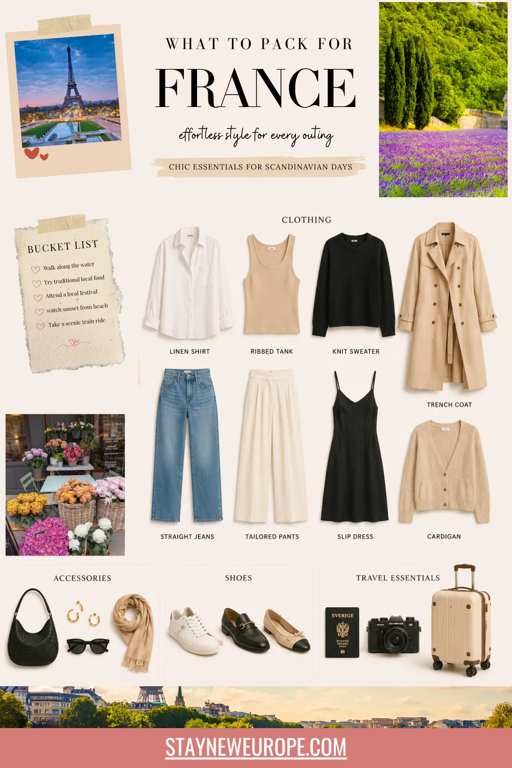 What to Wear in France in August