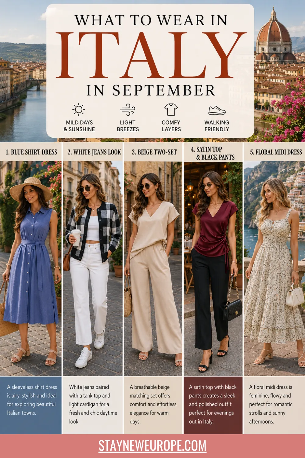 What to Wear in Italy in September