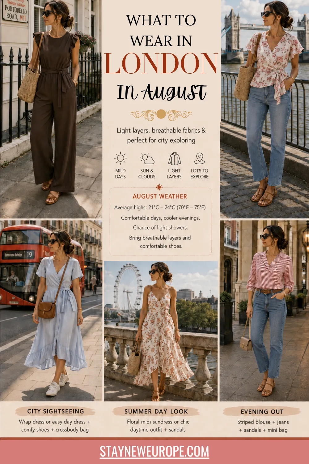 What to Wear in London in August