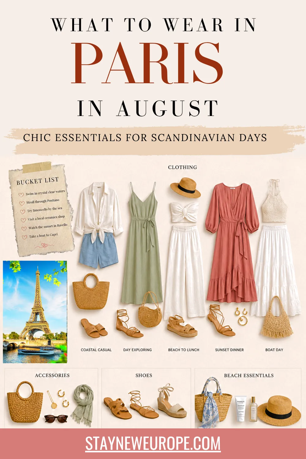 What to Wear in Paris in August