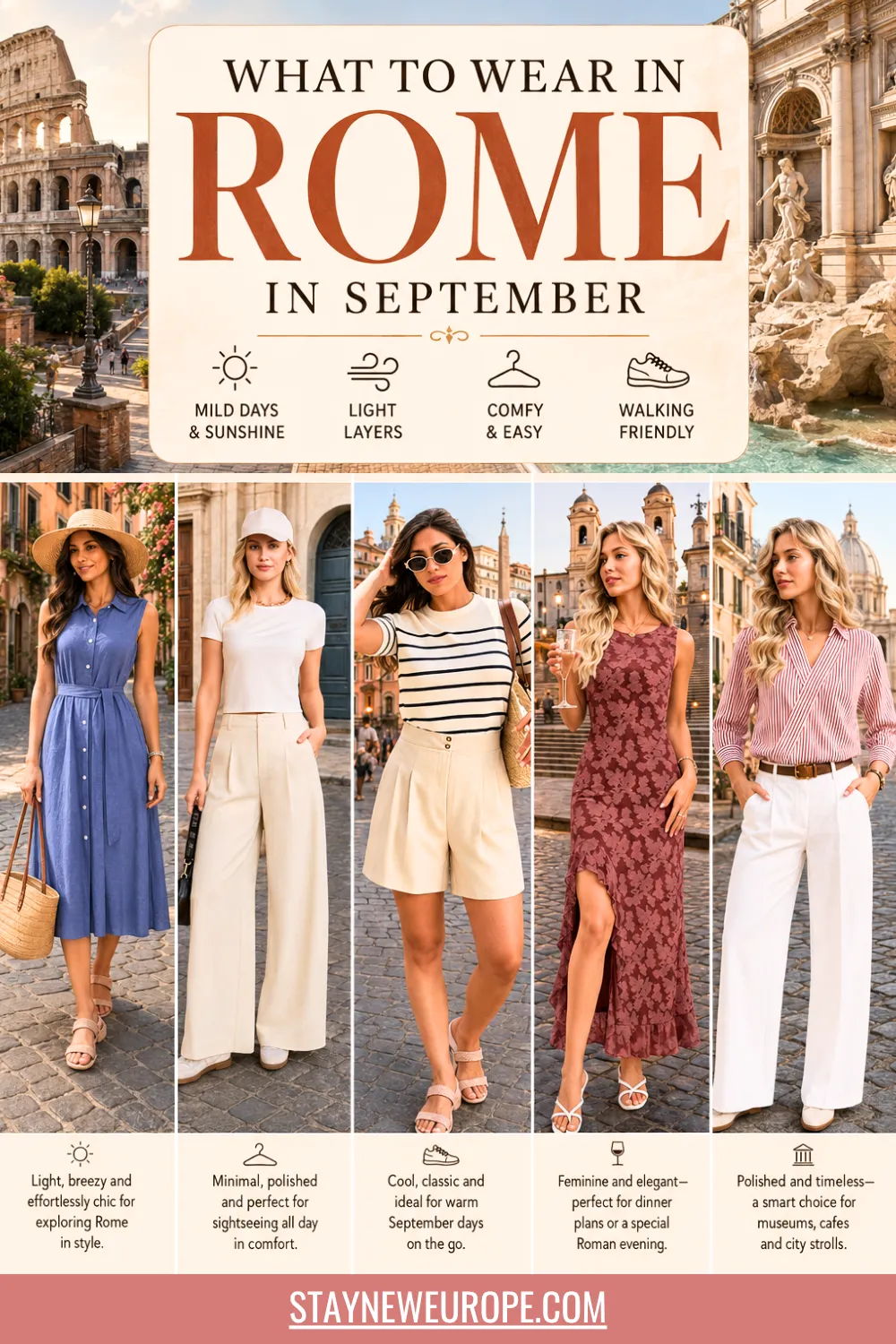 What to Wear in Rome in September