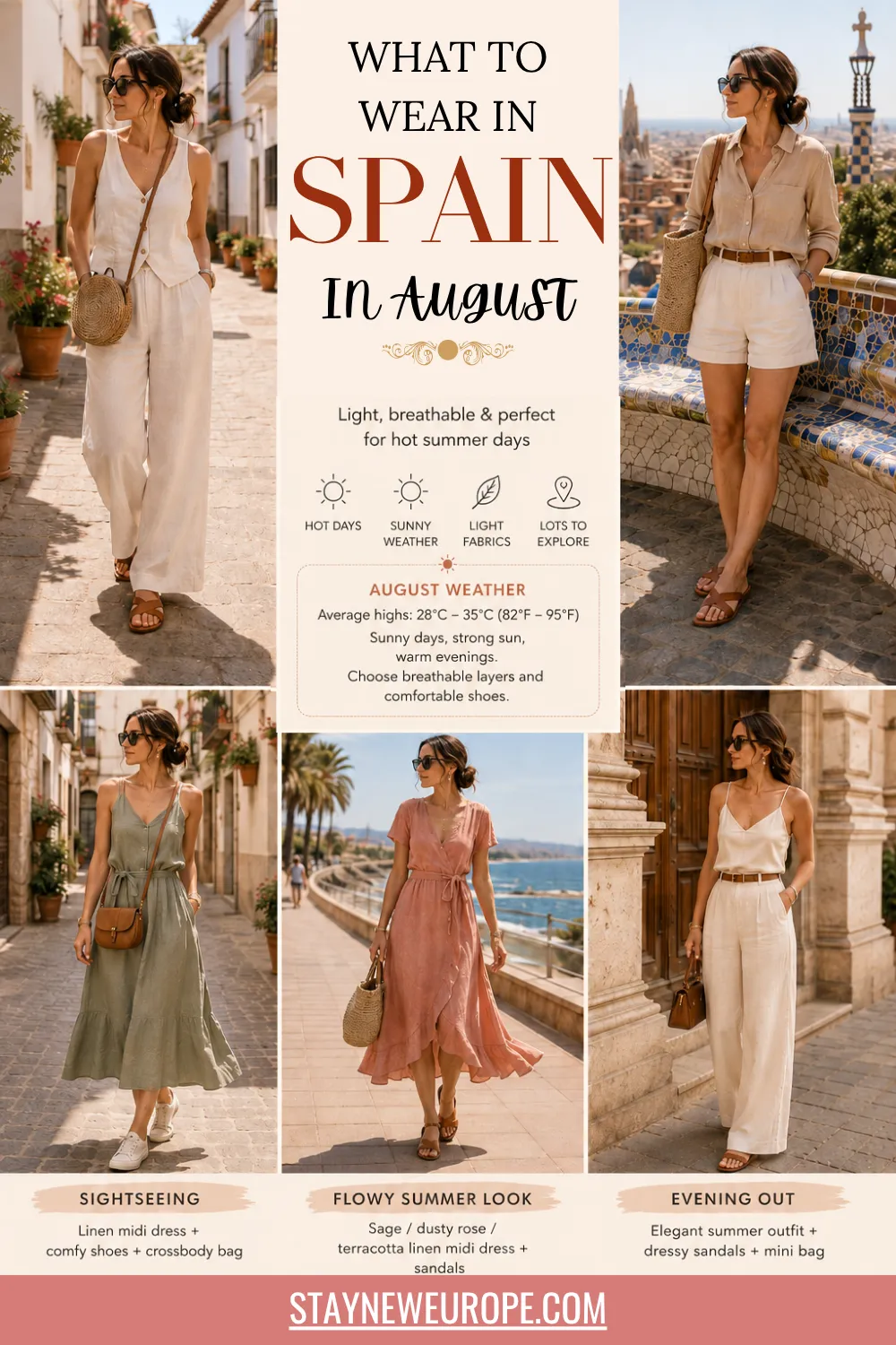 What to Wear in Spain in August