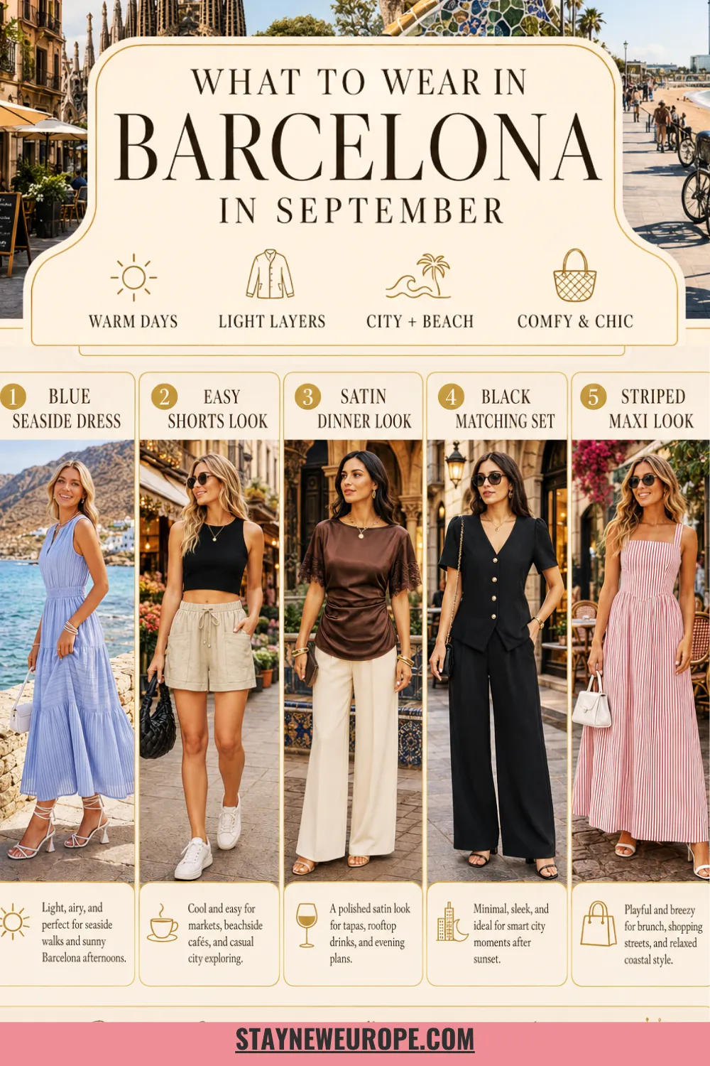 What to Wear in Barcelona in September