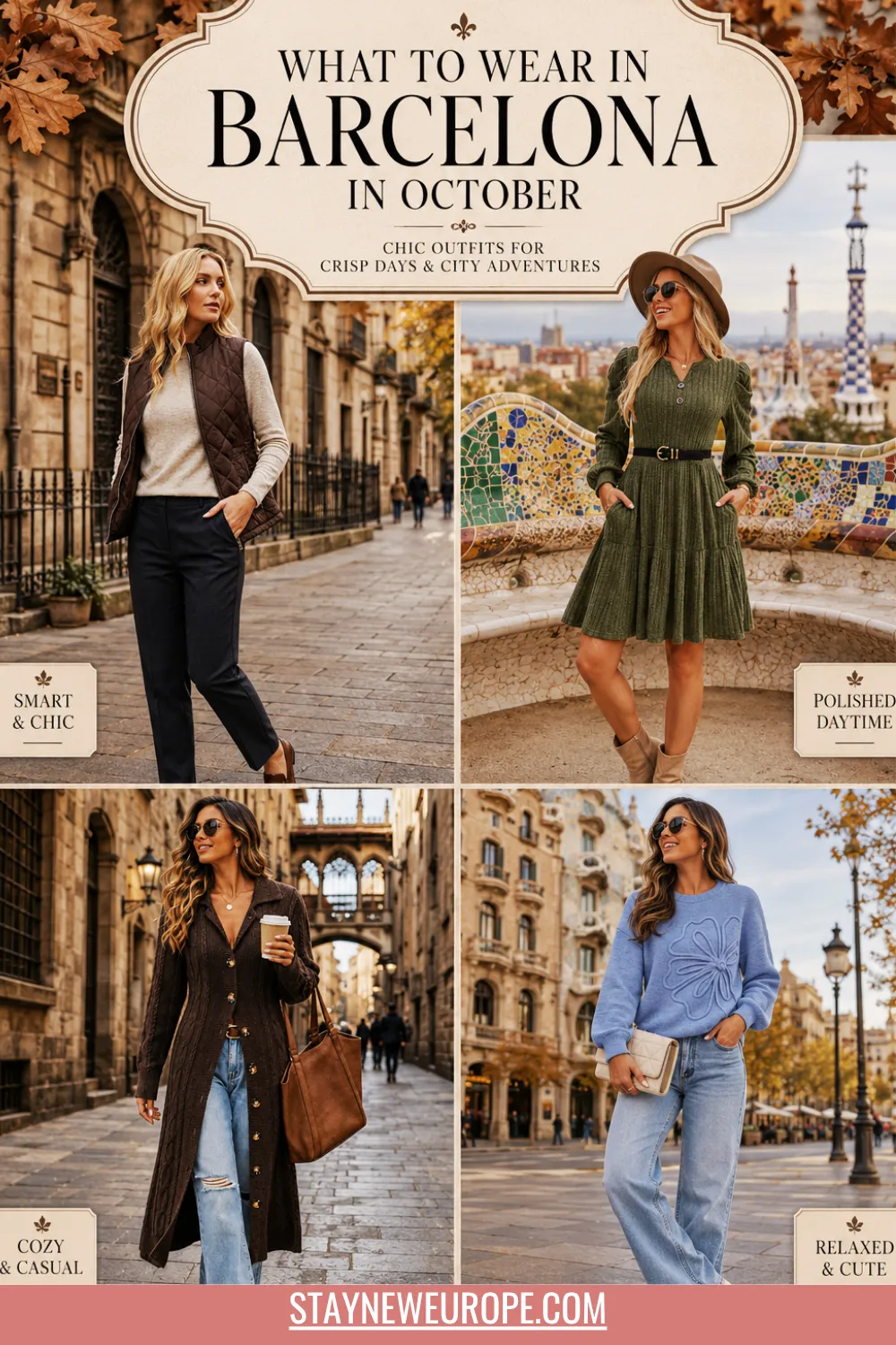 What to Wear in Barcelona in October