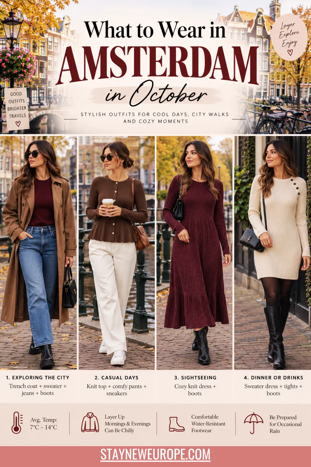What to Wear in Amsterdam in October