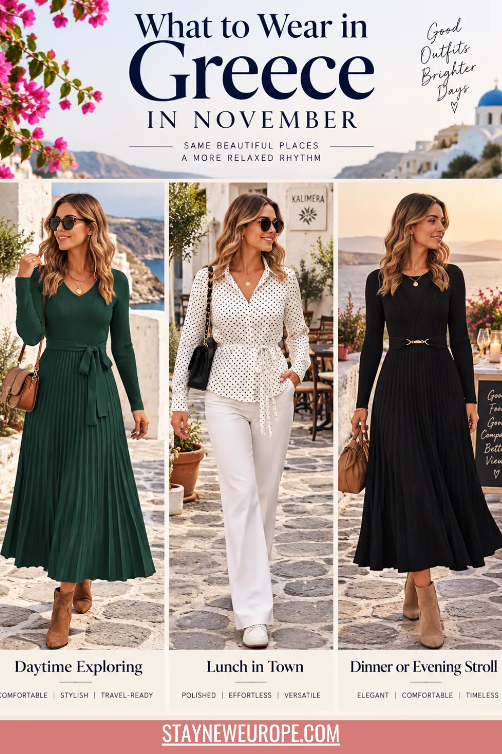 What to Wear in Greece in November