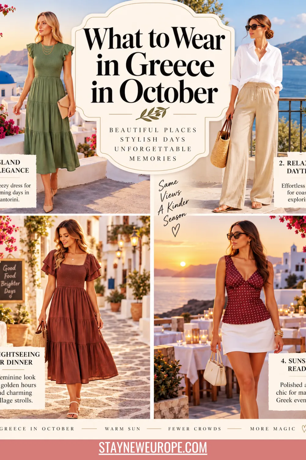 What to Wear in Greece in October