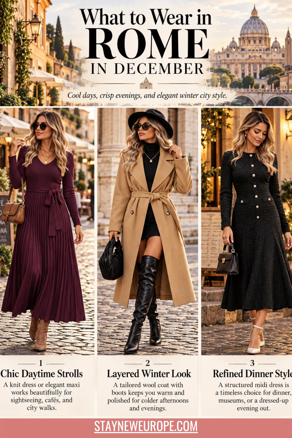 What to Wear in Rome in December