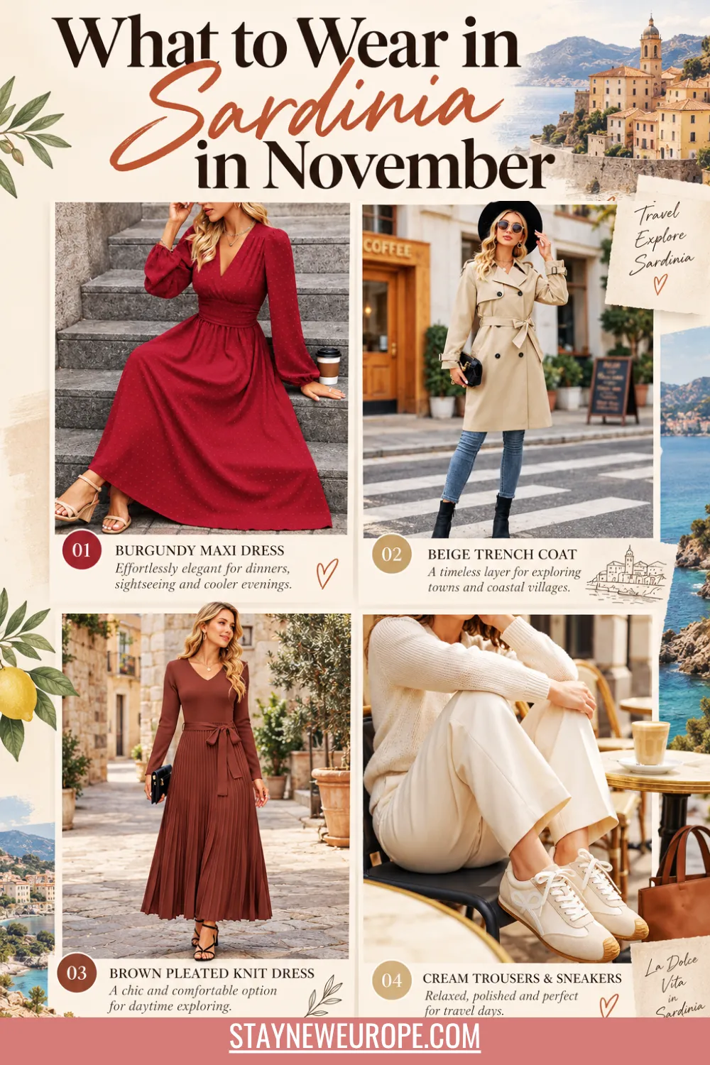 What to Wear in Sardinia in November