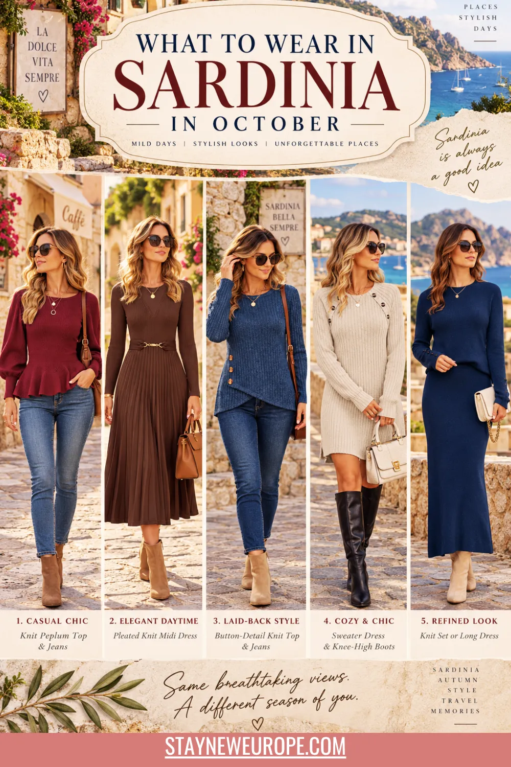 What to Wear in Sardinia in October
