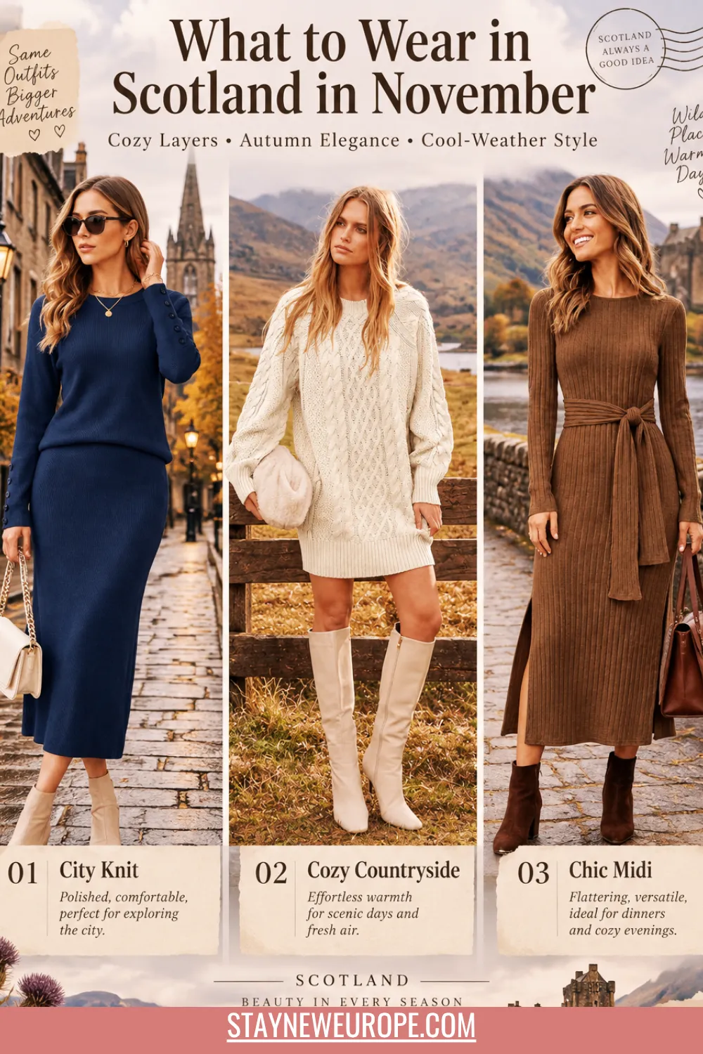 What to Wear in Scotland in November
