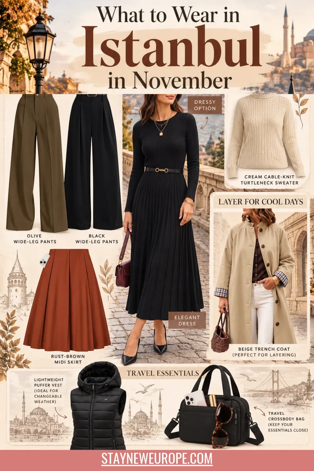 What to Wear in Istanbul in November