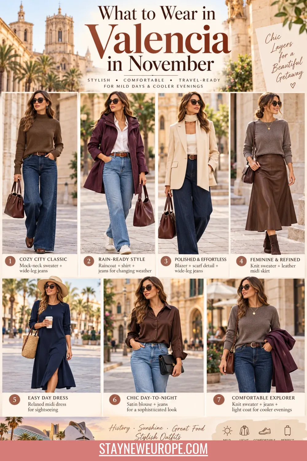 What to Wear in Valencia in November